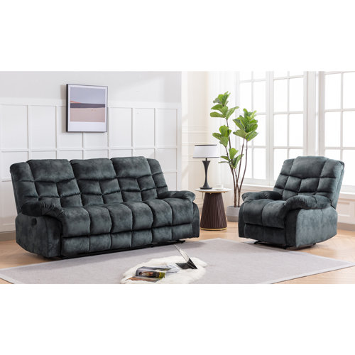 Red Barrel Studio® 2 Piece Modern and Overstuffed Soft Manual